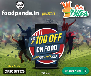 Foodpanda CricBites GetRs100OFFonFood 300x250 Get Discounts and Cashback deals on the Internet here!